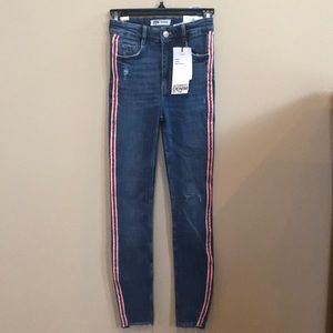 Zara Skinny Hi-Rise Ankle Length Jeans, NWT